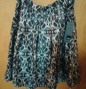 Polyester Pleated Skirt